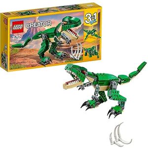 Lego 31058 Creator 3-en-1 Le Dinosaure Féroce, Cadeau de Noël, Jouet Dinosaures, Figurines, T. Rex, Triceratops et Pterodactyl, Dino, pour Garçons et Filles Dès 7 Ans - Publicité