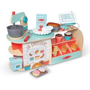 Melissa & Doug La Patisserie Jouet en Bois, Boulangerie avec 39 pièces et accesoires, Jeux d'imitation, Jouet Montessori en bois, Jouet créatif, Cadeau pour garçon ou fille de 3 4 5 6 7 ans - Publicité