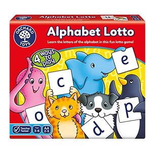 Orchard Toys Alphabet Lotto Game, Learn The Letters of The Alphabet, Fun Memory Game for Children Age 3-6. 4 Ways to Play! Educational Toy - Publicité