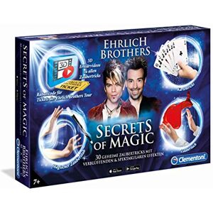 Clementoni - Ehrlich Brothers Honnêtement frères 59048 Secrets of Magic Boîte Enfants à partir de 7 Ans, équipement Magique pour 30 Tours de Magie étonnants, avec vidéos explicatives 3D, Multicolore, 0 - Publicité