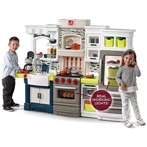 Step2 Elegant Edge Cuisine Enfant en Plastique   Grande Jeu / Jouet Cuisine pour Enfants avec Kit d'accessoires - Publicité