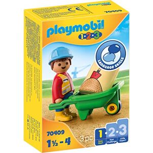 Playmobil Ouvrier avec brouette - Publicité