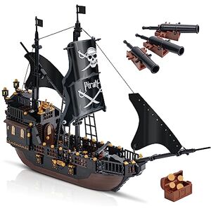 URGEAR Creator Jeu de Construction de Bateau Pirate Ensemble de Blocs de Construction, Jouet Cadeau de Navire Viking pour garçons et Filles de 8+ (621 pcs) - Publicité