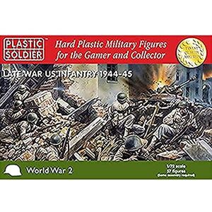 Plastic Soldier 1/72 Late War US Infantry 1944-45 # WW2020006 by  Company - Publicité