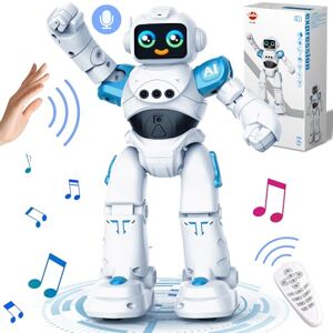 VATOS Robot Jouet pour Enfants de 3 à 12 Ans Robot télécommandé, Commande gestuelle Programmable RC Robot Jouet Dancing Walking Smart Robot Garçons Filles Cadeau d'anniversaire - Publicité