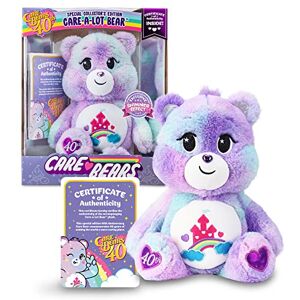 Care Bears 22439 Care-A-Lot Bear 40th Anniversary Bisounours Peluche en Forme d’Ours à Collectionner pour Filles et garçons âgés de 4 Ans et Plus 35 cm - Publicité