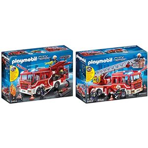 Playmobil 9463 Camion de Pompiers avec échelle pivotante- City Action- Les  Pompiers- Les Pompiers Pompier : : Jouets