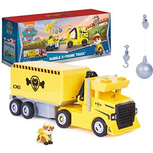 Paw Patrol PAT' PATROUILLE BIG TRUCK PUPS MEGA CAMION DE RUBEN Rejoins Pat' Patrouille Mission Camion avec Figurine Ruben & Véhicule Géant Accessoires  Jouet Enfant 3 Ans + - Publicité