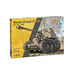 ITALERI -6566 Marder III Ausf. H SD. Kfz.138, échelle 1:35, modèle Kit, modèle en plastique à monter, modélisme, couleur sable, IT6566 - Publicité