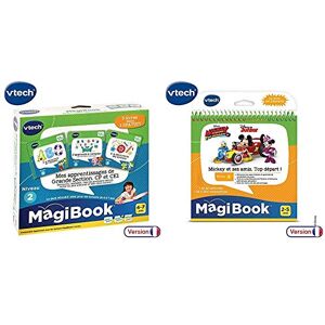 VTech Livre MagiBook Mes apprentissages de Grande Section, CP & CE1 Pack de 3 Livres, Livres éducatifs & MagiBook Le Travail en équipe avec Mickey et Ses Amis ! - Publicité