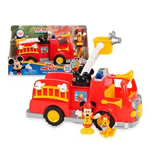 Camion de pompier jouet avec tir à l'eau et sons et lumières - Modèle  réaliste de camion de pompier avec échelle extensible pour les tout-petits  et les enfants Garçons Filles 3 4