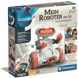 Clementoni - Galileo Robotics MC 5.0 Robot programmable pour Enfants à partir de 8 Ans, Single, 59158, Noir, 7X45,1X31,1 - Publicité