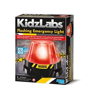 4M 403444 KidzLabs-Flashing Emergency Light, Mixed Colours - Publicité