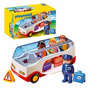 Playmobil 1.2.3 6773 Autocar de Voyage avec Quatre Personnages, Un véhicule et des Accessoires Mes Premiers Apprendre en s'amusant pour Les Tout-Petits 18-36 Mois - Publicité
