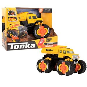 Tonka 6121 The CLAW Lights and Sounds Dump Truck, Toy for Children, Kids Construction Toys for Boys and Girls, Interactive Vehicle Toys for Creative Play, Toy Trucks for Children Aged 3+, Yellow - Publicité