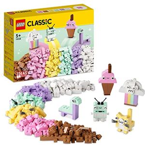 Lego 11028 Classic L’Amusement Créatif Pastel, Jouets Briques pour Filles et Garçons Dès 5 Ans : Crème Glacée, Dinosaure, Chat et Plus, Cadeau Éducatif - Publicité