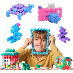 MAWEBLOCKS Jeux de Construction, Multicolore, Ensemble de Briques de Construction STEM, 200 pièces, Jouet Enfant 5 6 7 8 9 Ans et Plus, Cadeau pour Garçons et Filles (Pastel) - Publicité