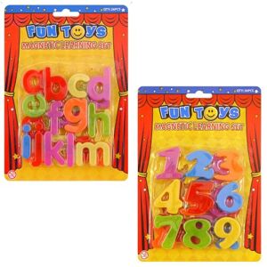 Fun Toys Magnétique Alphabet Lettres & Numéros Plastique Jouet Éducatif (Paquet de 2) - Publicité