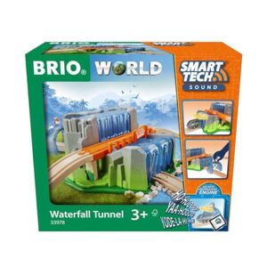 Brio World 33978 Pont et Tunnel Cascade Smart Tech Sound Accessoire pour Circuit de Train en Bois Actions de Jeu STEM Jouet pour garçons et Filles à partir de 3 Ans - Publicité