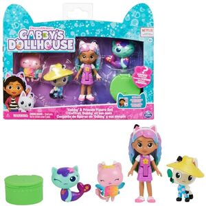 Gabby's Dollhouse Gabby et la Maison Magique Gabby Dollhouse Coffret Gabby et Ses Amis 4 Figurines Gabby Chat Et 1 Accessoire Dessin Animé Jouet Gabby Et La Maison Magique Jouet Enfant 3 Ans Et + - Publicité