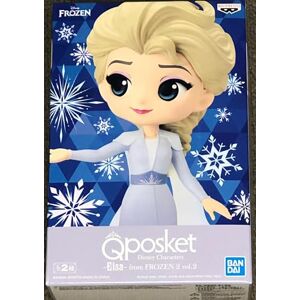 Banpresto Frozen QPoske Elsa Chiffre, 14 cm Hauteur, Multicolore - Publicité