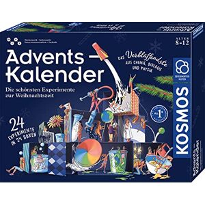 Kosmos 661007 Calendrier de l'Avent – Les plus belles expériences de la période de Noël, facile à comprendre en 5 minutes, pour les enfants à partir de 8 à 12 ans, calendrier de l'Avent jouet, - Publicité