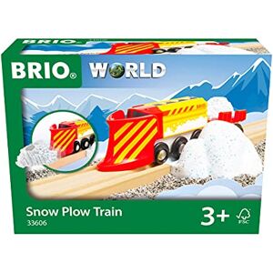 Brio World 33606 Train Chasse-neige Pour circuit de train en bois Système d'attache aimantée Jouet pour garçons et filles dès 3 ans - Publicité