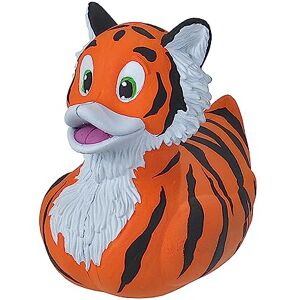 Wild Republic Rubber Duck Tigre, Canard en Caoutchouc, Jouet de Bain, Idée Cadeau pour Bébé, Canard en Plastique, Super Cadeau pour Les Enfants et Les Adultes, 10 cm - Publicité