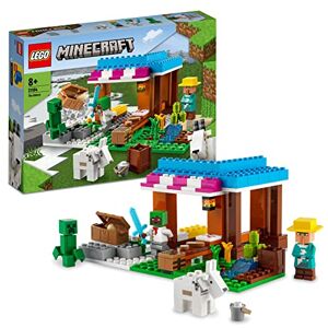 Lego 21184 Minecraft La Boulangerie, Jouet de Village, Figurines de Creeper, Épée et Animal, Cadeau Anniversaire Garçons et Filles de 8 Ans et Plus - Publicité