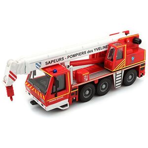 Abus Bburago   Camion de Pompiers Crane avec Echelle   Présentoir de 18 pièces   Reproduction de Voiture Miniature à échelle 1/55   Rouge   Jouet pour Enfant à Collectionner   32010 - Publicité