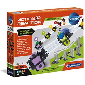 Clementoni - Galileo Action & Reaction – Rails sonores – Kit d'expériences pour Enfants à partir de 6 Ans, 59168 - Publicité