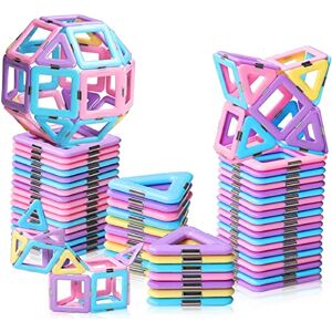 ATCRINICT Jouet Enfant 2 3 Ans Construction Magnetique Jeux pour Enfant Creatif Educatif Magnetique Jouet Cadeau Enfant Fille Garcon 4 5 6 7 8 Ans 3D STEM Apprentissage pour Anniversaire Noël L'Epiphanie - Publicité