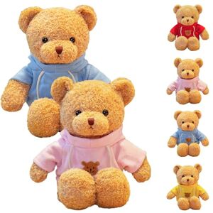 YOHFRFGX Yukoquian Teddy Bear, Yukoquian Stuffed Teddy Bear, Soft Plush Cute Teddy Bear with Hoodie Doll for Boys Girls, Teddy Bear Stuffed Animal, A Great for Children (Blue+Pink,40CM) - Publicité