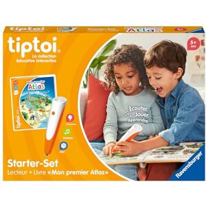 Ravensburger tiptoi® Starter Set Lecteur + Livre Mon premier Atlas Jeu éducatif électronique, sans écran A partir de 5 ans version française 00177 - Publicité