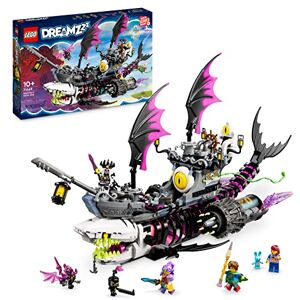 Lego 71469 DREAMZzz Le Vaisseau Requin des Cauchemars, Construisez Un Jouet de Bateau Pirate de 2 Façons, Kit de Construction avec Minifigurines Mateo, Nova & Le Roi des Cauchemars, pour Enfants - Publicité