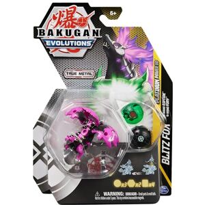 BAKUGAN EVOLUTIONS PACK 1  POWER UP SAISON 4 1 Bille  Métal, 2  Nanogan 2 Bakucores Et 4 Cartes Collection Dessin Animé  Jouet Enfant 6 Ans et + Modèle Aléatoire - Publicité