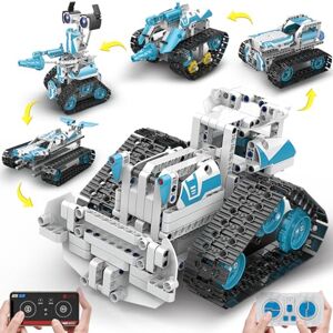 BEHOWL Technique 5 en 1 Voitures, Jouet de Construction pour Enfants de 7-16 Ans avec App&Télécommande Chenilles/Robot/Tank/Bulldozer, Cadeaux pour garçons Filles 8-12 Ans,(700 Pièces) - Publicité