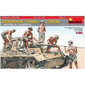 MiniArt Mini Art 35278 1:35 Fig. DT. Afrika Korps Pz. SE (5) Reproduction fidèle, modèle réduit, kit Plastique, Bricolage, Hobby, Collage, kit modèle, Assembler, Non Peint - Publicité