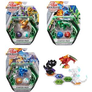 BAKUGAN GEOGAN RISING STARTER PACK SAISON 3 Billes  Geogan Avec 6 BakuCores Et 7 Cartes Collection 6061567 Tirée du Dessin Animé  Jouet Enfant 6 Ans et + Modèle Aléatoire - Publicité