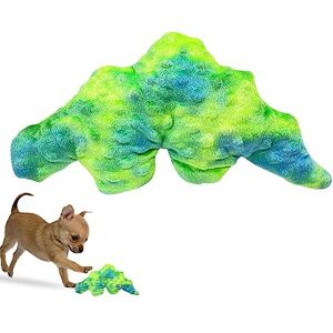 Nasoalne Jouet en Peluche Dino pour Compagnie   Pet Cat Dog Supplies Plushie Toy,Jouets pour Chiens grinçants Doux, Accessoires pour Chiots, Dressage et Divertissement pour Chiots, Chats - Publicité