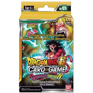 Bandai Dragon Ball Super Card Game : Deck de Démarrage DE 51 Cartes : The Crimson Saiyan Version Francaise - Publicité