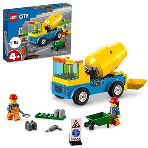 Lego City Cement Mixer Truck 60325 Building Kit; Realistic Toy Construction Vehicle for Kids Aged 4+ (85 Pieces) - Publicité