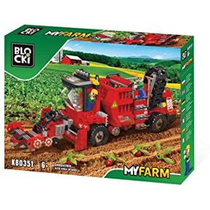 BLOCKI MyFarm Mini figurine avec moissonneuse-batteuse Kit de construction de 481 pièces Moissonneuse-batteuse à betterave avec détails et fonctions réalistes Jouet à partir de 6 ans - Publicité