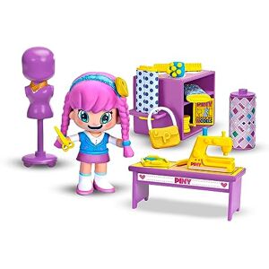 Pinypon by PINY, Classe Fashion, playset scène Design de Mode et Accessoires comme la série Piny Institute of New York, 1 Figurine de Michelle, pour garçons et Filles à partir de 4 Ans, célèbre - Publicité