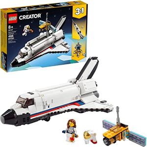 Lego Creator 3in1 Space Shuttle Adventure 31117 Building Kit; Cool Toys for Kids Who Love Rockets and Creative Fun; New 2021 (486 Pieces) - Publicité