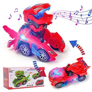 lelechong Dinausore Jouet Enfant 4 5 6 7 Ans Garçon Dinosaure Jouet Cadeau Garcon 5-8 Ans Petite Voiture Enfant Transformers Jouets Garcon 6-9 Ans Voiture Cars Dino Juex Enfants 7 8 9 10 Ans Dinosaure Figurine - Publicité