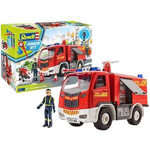 Revell Junior Kit- Junior Kit Jeu De Construction-Camion De Pompier À Construire avec Figurine, 00819 - Publicité