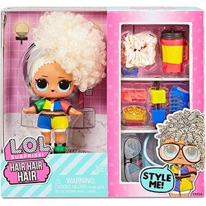 L.O.L. Surprise! Hair Tots Fabuleuse poupée avec Coiffure à Personnaliser &10 Surprises à découvrir, 1 Tenue,Chaussures, Accessoires & À Collectionner, Cadeau pour Les Enfants, 4+ans Modèle aléatoire - Publicité