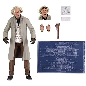 NECA Figurine Retour vers Le Futur Ultimate Doc Brown 18cm 0634482536148 - Publicité