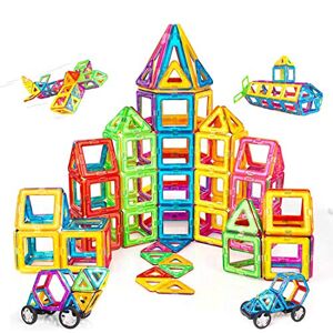 YADODO 42 Pièces Jeu de Construction Magnétique Montessori 3ans 4ans 5ans  6ans 7ans Bloc de Construction Magnetique Enfant Montessori Jeux Aimanté  Enfant Magnetix Jouet Petit Montessori Jouet Enfant : : Jeux et